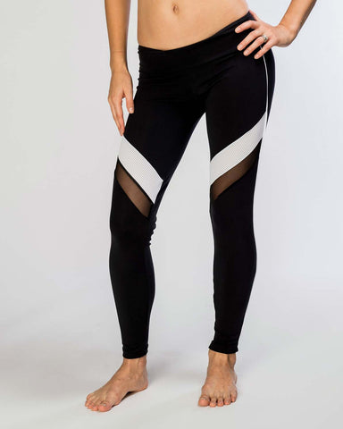 Midnight Mesh Yoga Pants