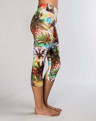 Palm Sunset Capri Pant