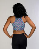 Mysterious Mermaid Yoga Bra Long